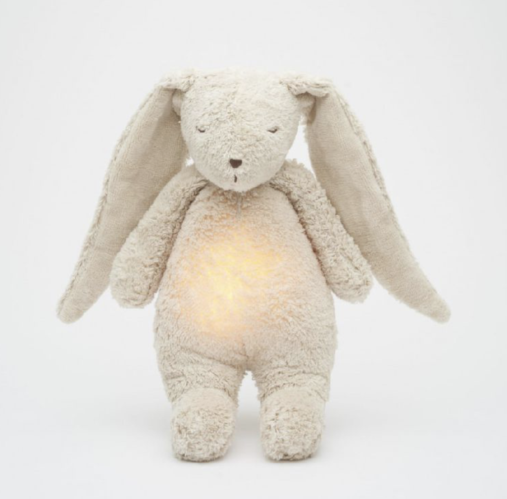 Moonie | Slaapknuffel The Humming Bunny Sand Natur +0M