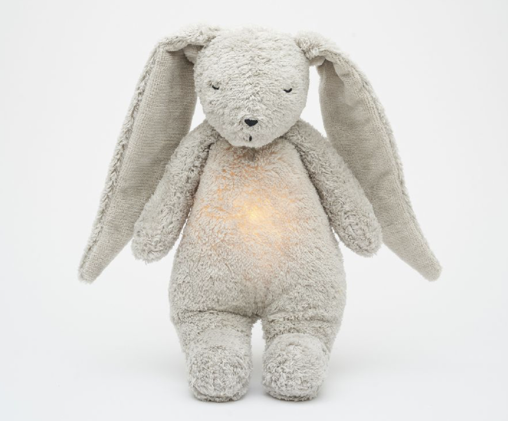 Mooie | Slaapknuffel The Humming Bunny Gray Natur +0M