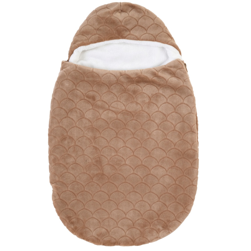 Nattou | Babynest Wavy - mokka