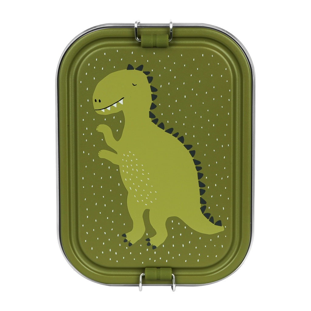 BROODDOOS, Mr. dino, Lunch Box Large, dino, RVS, 15x6x20cm onderverdeling