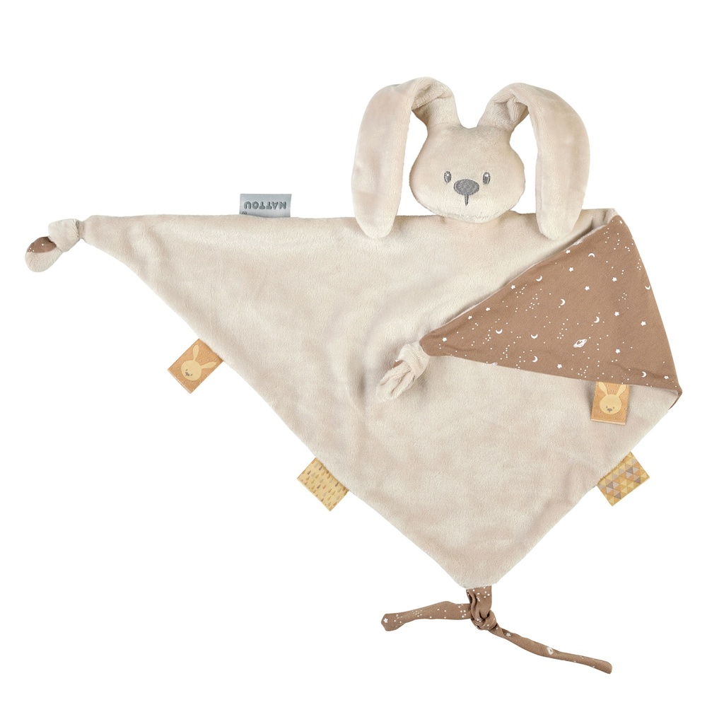 Nattou | Knuffeldoek Lapidou Maxi Glow In The Dark Sand