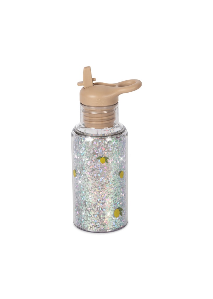 Konges Slojd | Drinkbeker Glitter Bottle Lemon