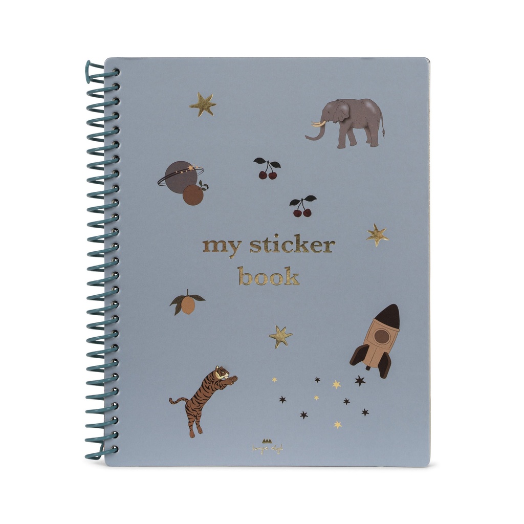 Konges Slojd | Boek My sticker Book Green