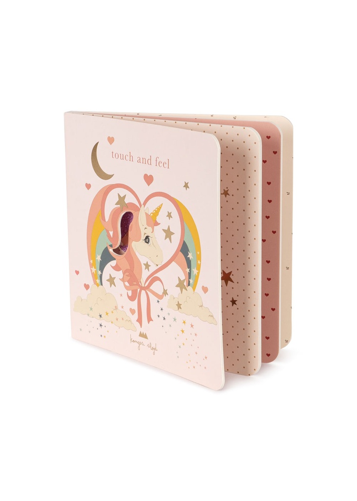 Konges Slojd | Boek Touch And Feel Book Unicorn