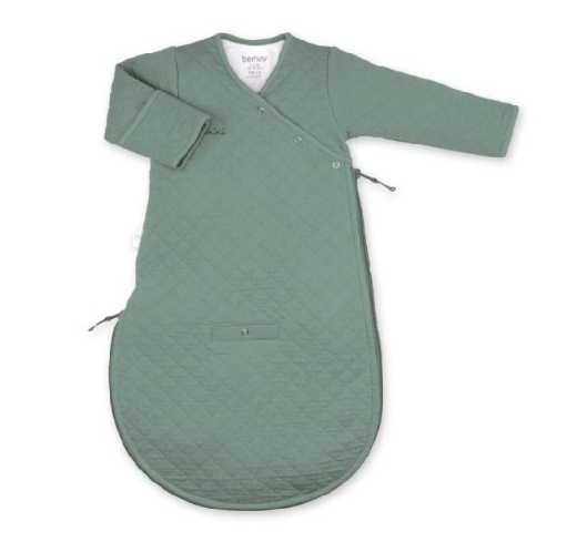 Bemini | Slaapzak 1,5 TOG pady quilted green jersey 1-4 M