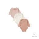 Baby body 3-pack ls organic cotton