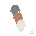 Baby body 3-pack ls organic cotton