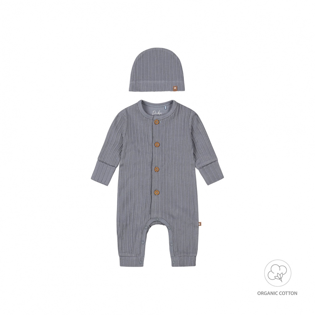 1 pce babysuit + hat organic cotton