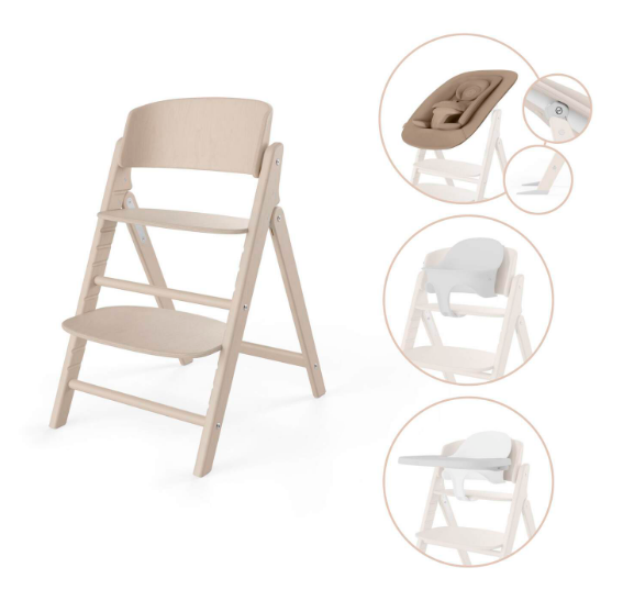 Cybex | Eetstoel Click&Fold 4 in 1 All Natural