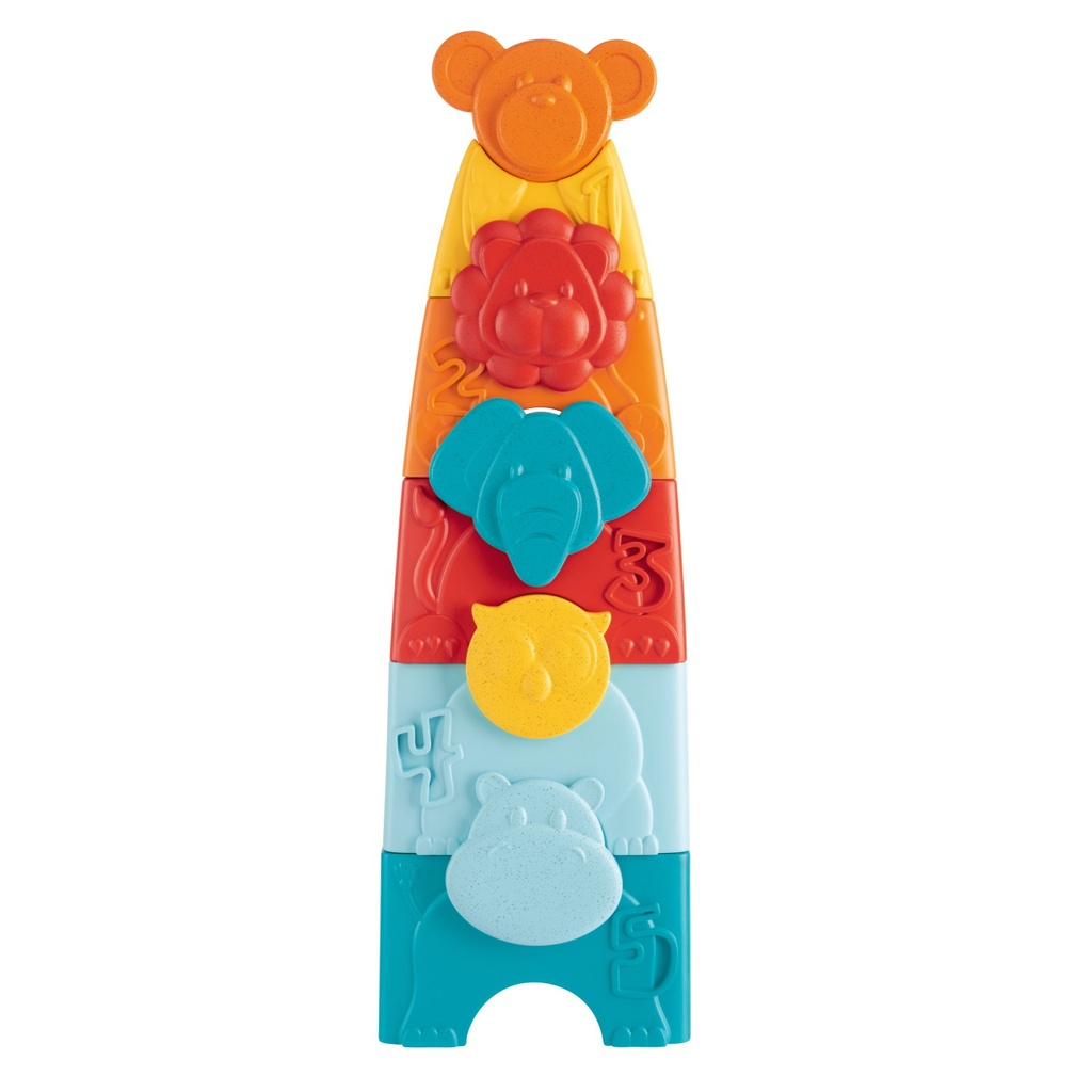 Chicco | Stapelpyramide Dieren Stapelen 2in1 ECO+