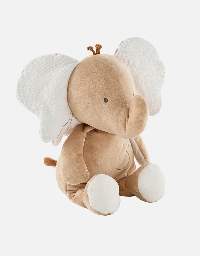 Noukies | Knuffel Bali Olifant Beige 40 cm