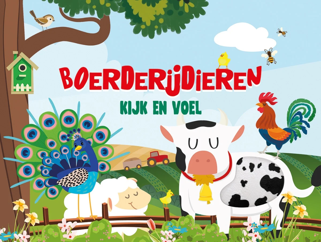 De Lantaarn | Boek Kijk En Voel - Boederijdieren