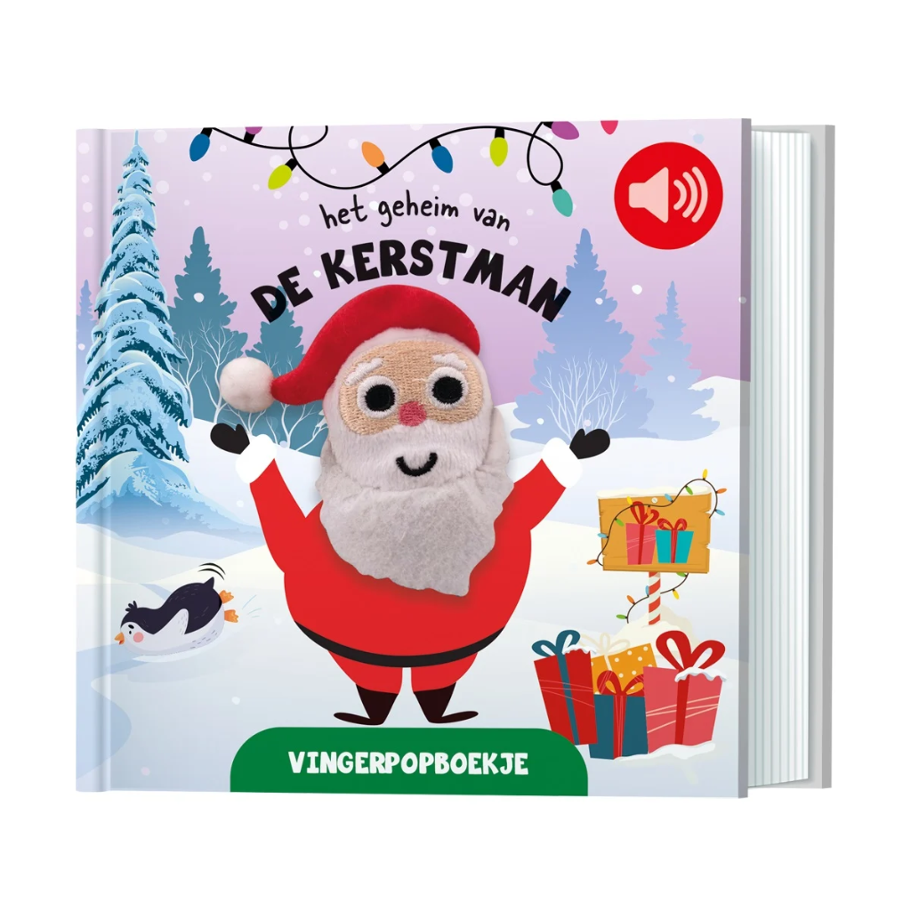 De Lantaarn | Boek Vingerpopboekjes Kerstman