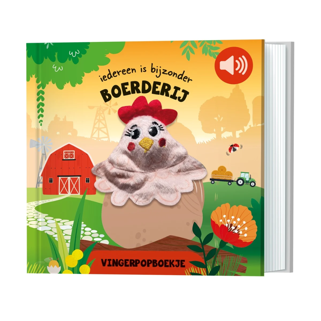 De Lantaarn | Boek Vingerpopboekjes Boerderij