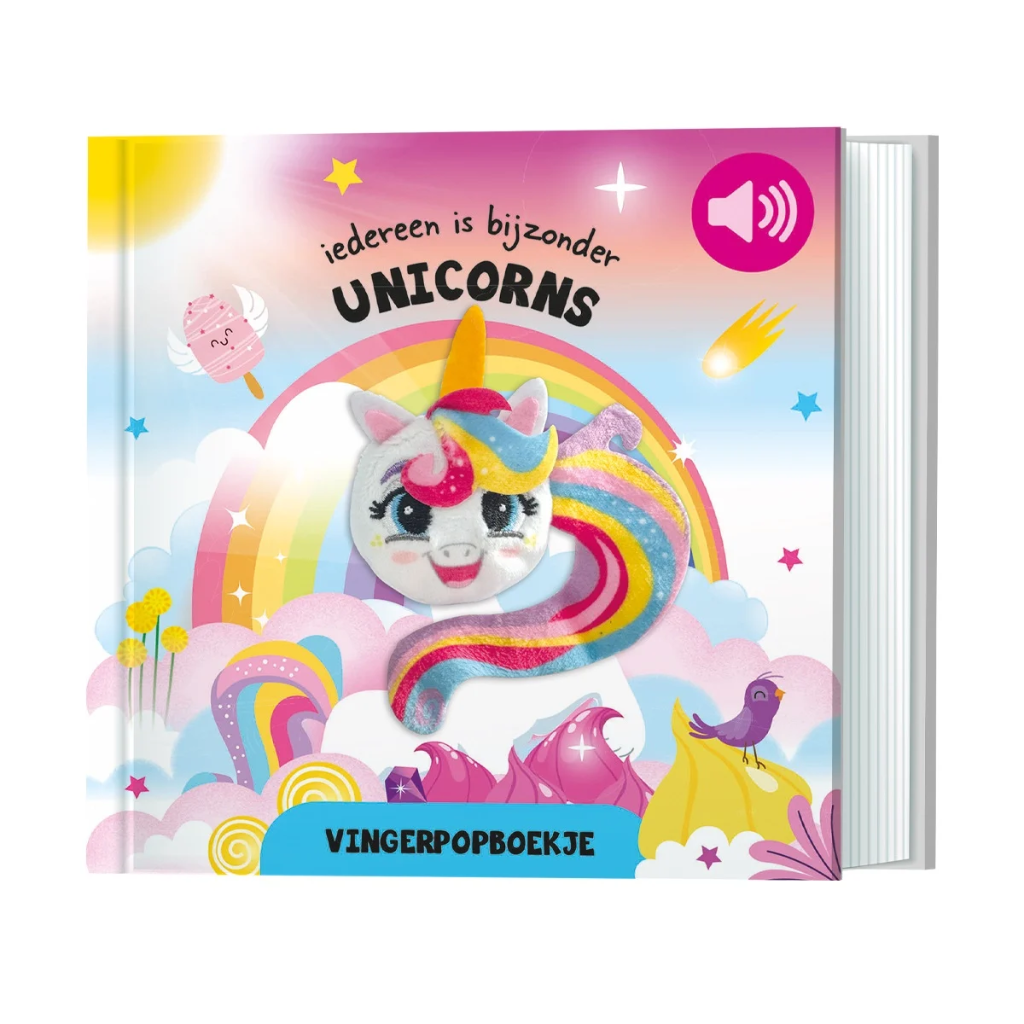 De Lantaarn | Boek Vingerpopboekjes Unicorns