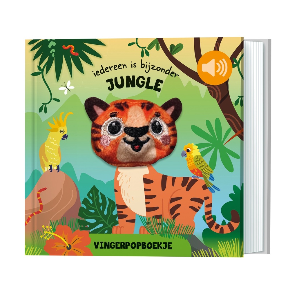 De Lantaarn | Boek Vingerpopboekjes Jungle