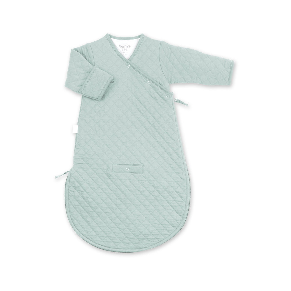 Bemini | Slaapzak Pady Quilted Jersey 1.5 TOG Groen 1-4M