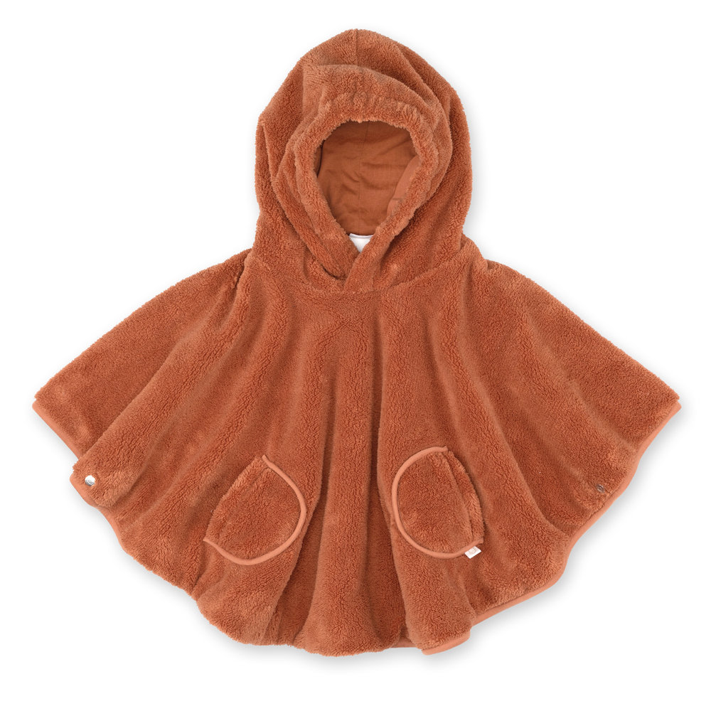 Bemini | Poncho Softy Roest 9-36M