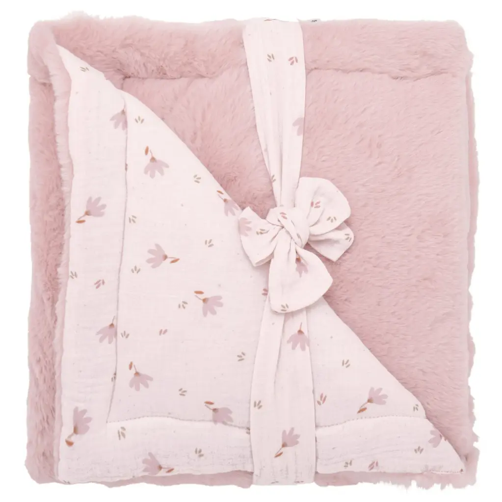 BBandCo | Deken Lovely Blossom Roze 70x100cm