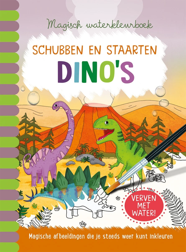 De Lantaarn | Magisch Waterkleurboek Dino's +36 M