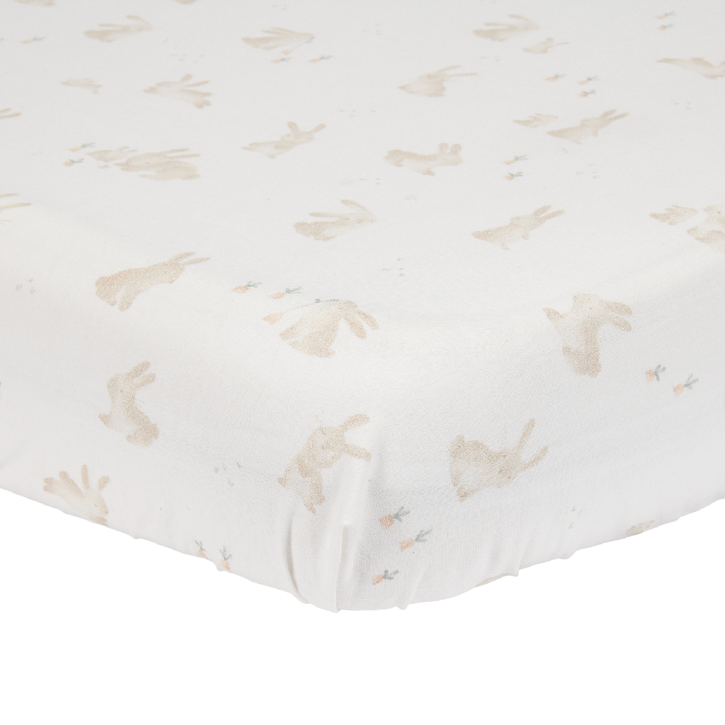 Little Dutch | Hoeslaken Newborn Naturals Baby Bunny 70x140 cm