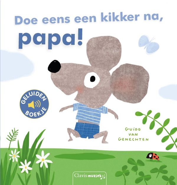 Clavis | Boek Doe Eens Een Kikker Na Papa Geluidenboek