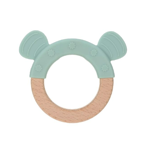 Laessig | Bijtring Teether Little Chums Dog Green