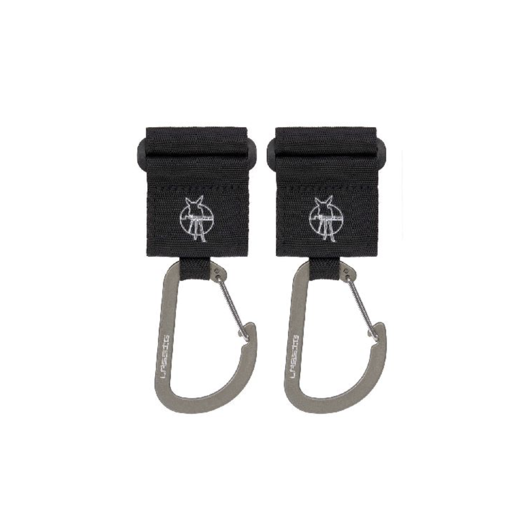 Laessig | Tassenhaak Stroller Hooks Metal Polyeste/Metaal Black 2st