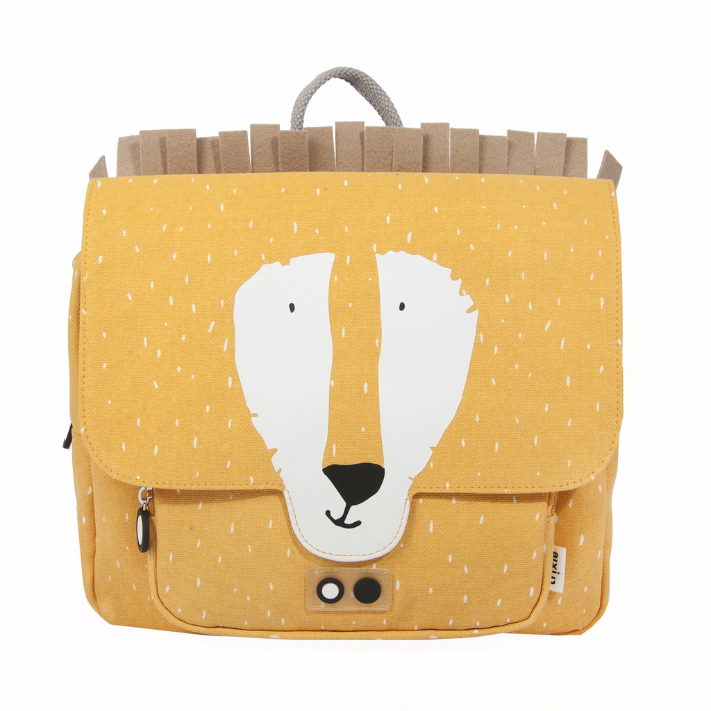 Trixie | Boekentas Satchel Mr Lion School geel