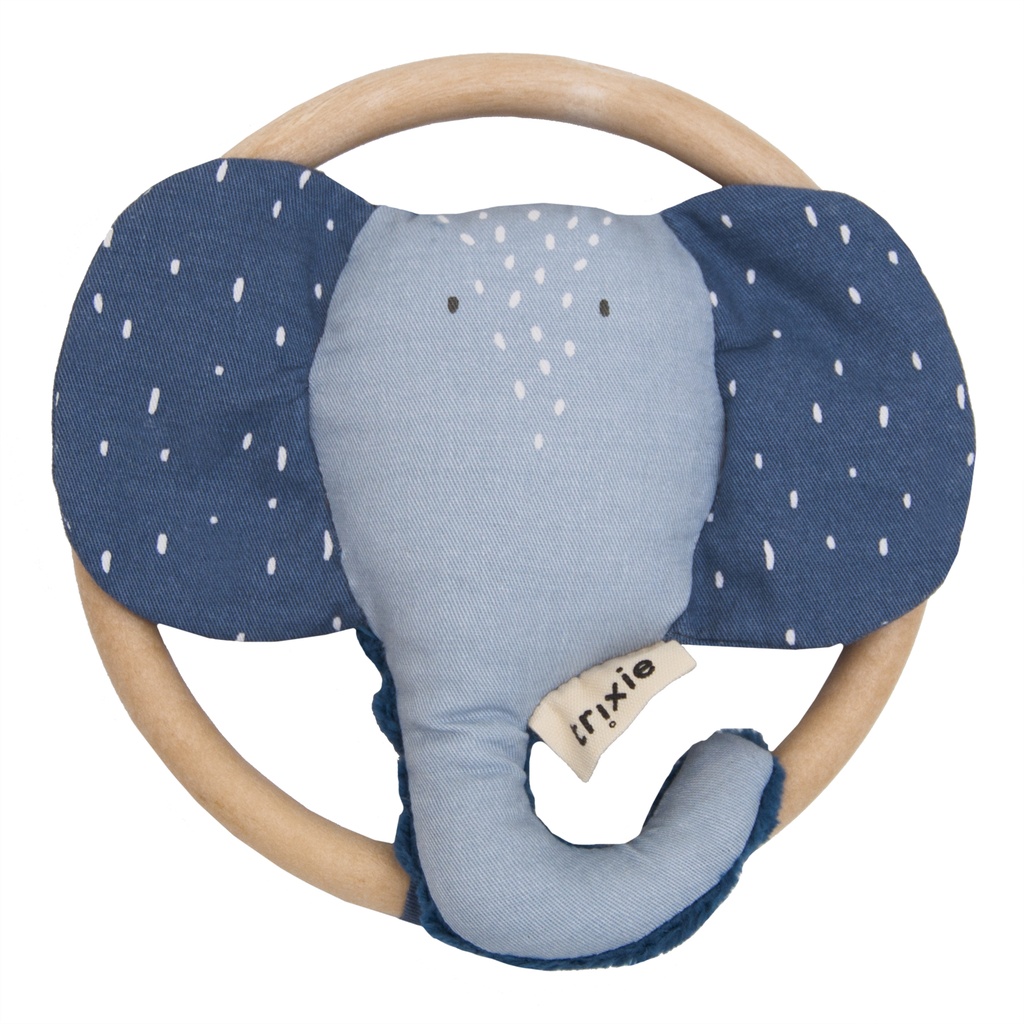 Trixie | Rammelaar Mrs. Elephant Blauw 0x0x0cm