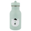 DRINKBEKER, 350ml, Mr. Polar Bear, soft mint, uni/pr ijsbeer, aluminium, deksel, drinktuit, drinkfles, School (040)