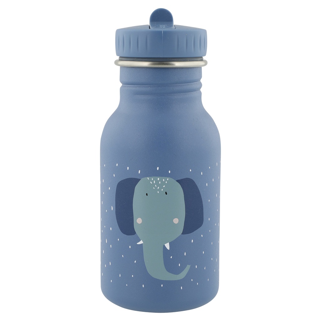 Trixie | Drinkfles Mrs. Elephant Blauw 350ml 15.5x5x0cm 