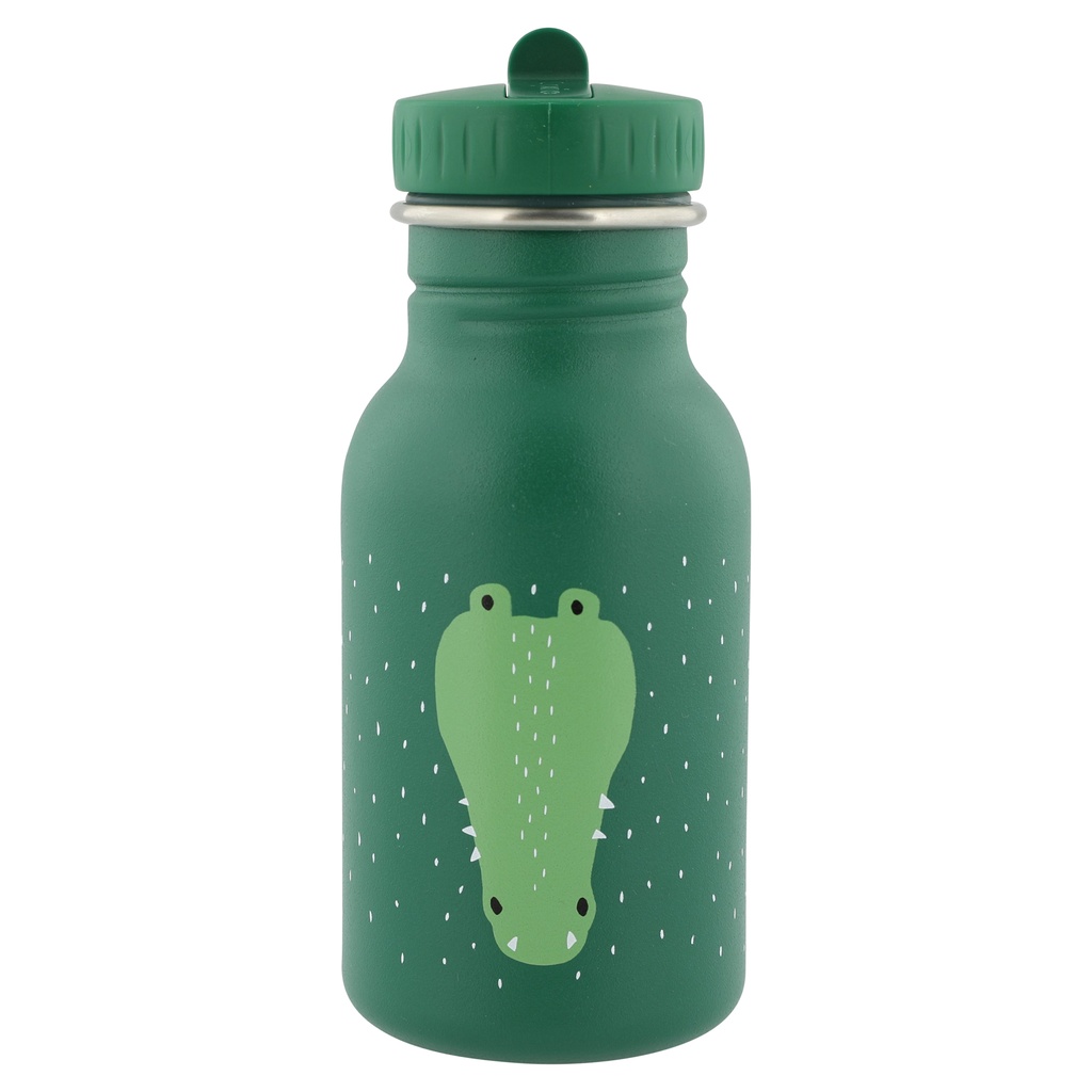 Trixie | Drinkfles Mr. Crocodile School Water drinking bottle groen 350ml 