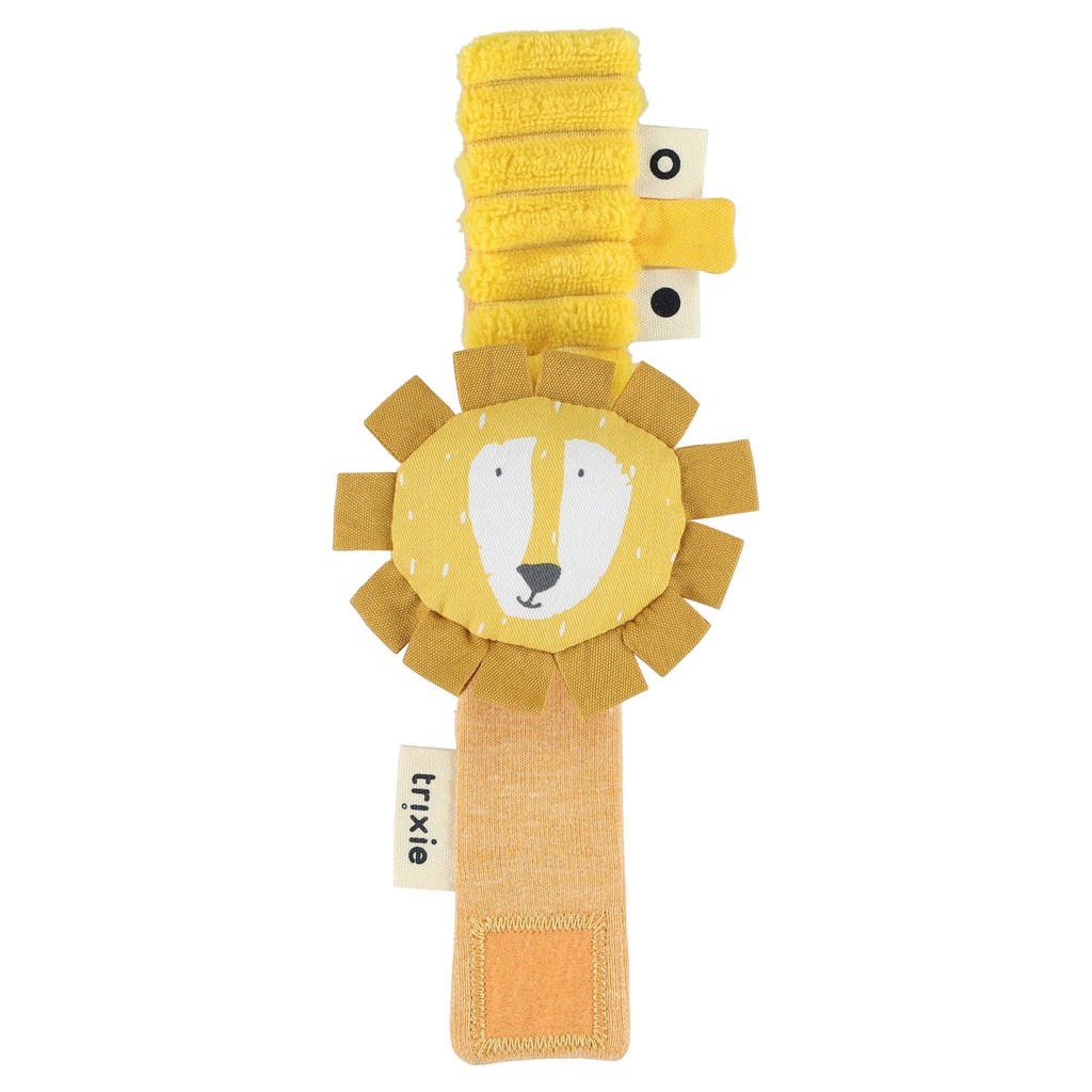 Trixie | Rammelaar Mr. Lion Playtime Baby wrist rattle geel 