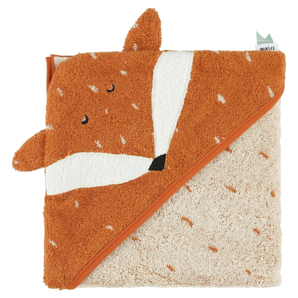 Trixie | Badcape Mr. Fox Bathtime oranje