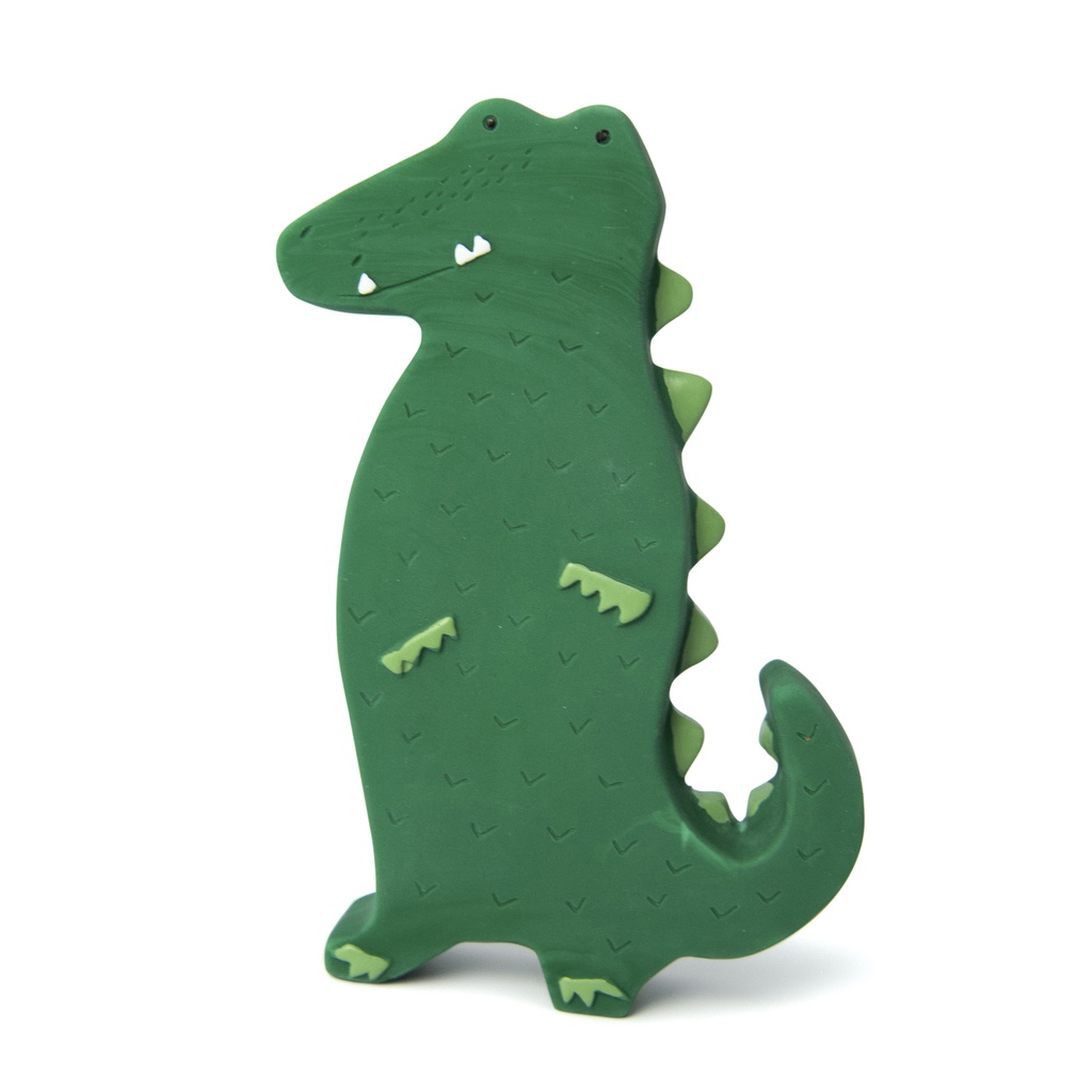 BADSPEELGOED, Mr. Crocodile, Natural Rubber Toy, groen, krokodil, natuurlijk rubber/latex, vanaf 0 maand, Playtime