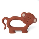 BIJTRING, Mr. Monkey, Natural rubber grasping toy, bruin, uni, aap, vanaf 0 maand, Playtime (037), 2023-2024