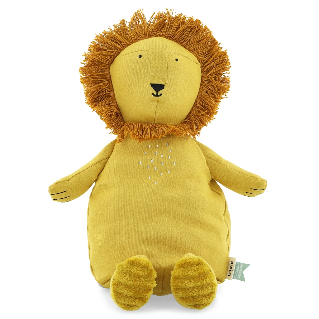 PLUCHE KNUFFEL, H38 cm, Mr. Lion, Plush Toy Large, geel, leeuw, uni, Playtime (025), 2023-2024