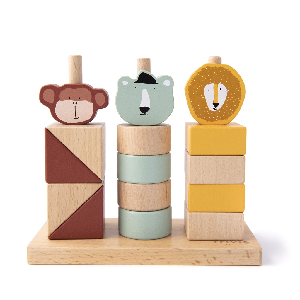 Trixie | Educatief speelgoed Animal blocks stacker Playtime 