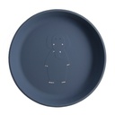 PLAT BORD, Plate, Mrs. Elephant, rond, blauw, olifant, siliconen, 1 stuk(s), bord, Mealtime, 2023-2024