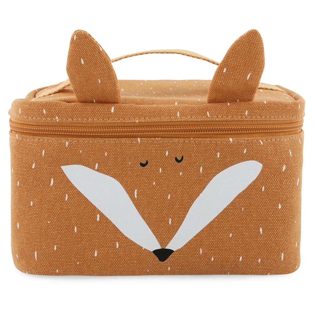 KOELTAS, Thermische lunchtas, Mr. Fox School, 14x14cm, oranje