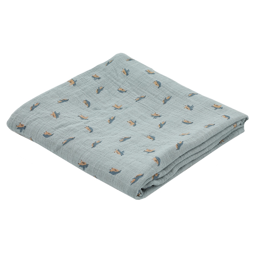 Trixie | Tetra doek Peppy Penguins blauw 110x110cm