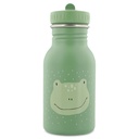 DRINKBEKER, 350 ml, Mr. Frog, groen, uni/print kikker, RVS, deksel, drinktuit, Drinkfles, 1 stuk(s)