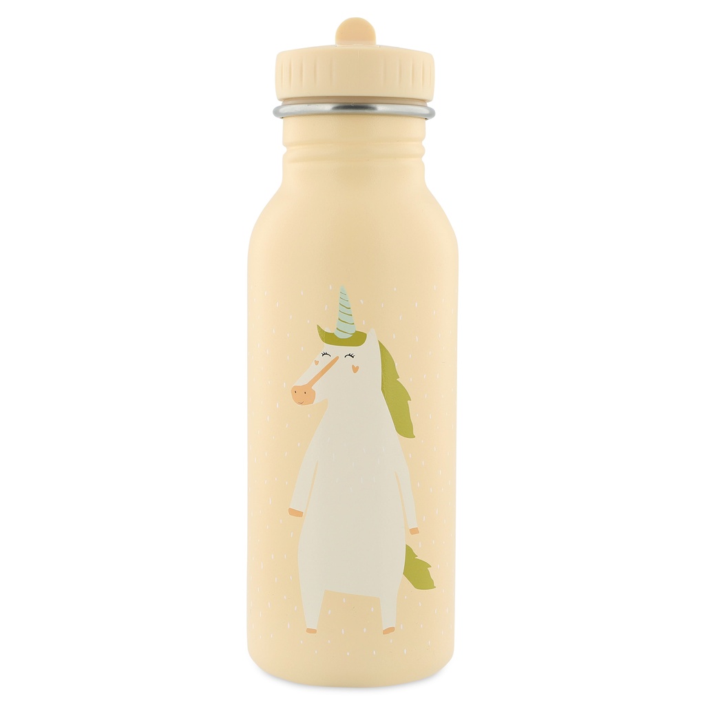 Trixie | Drinkfles Mrs. Unicorn School Water drinking bottle geel/ ecru 500 ml 