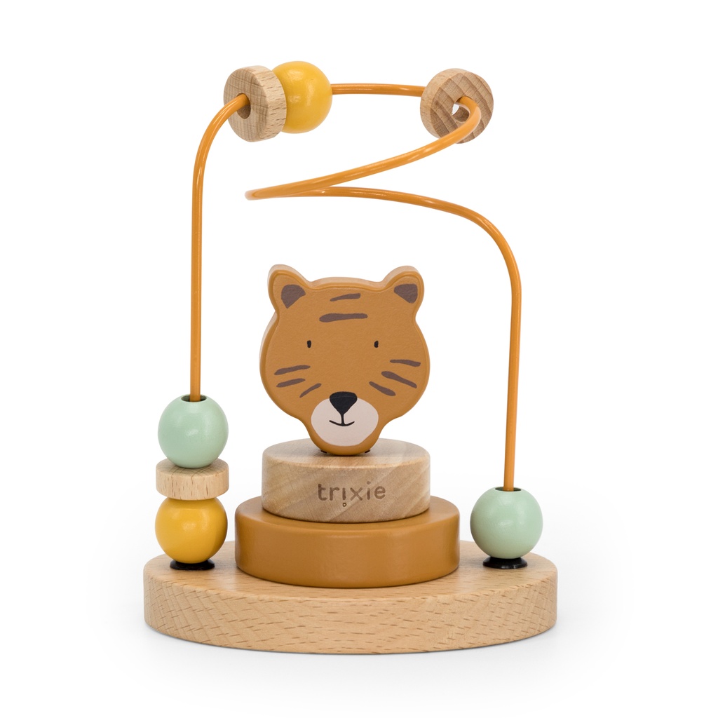 Trixie | Stapelpyramide Mr. Tiger Playtime Beads maze geel 