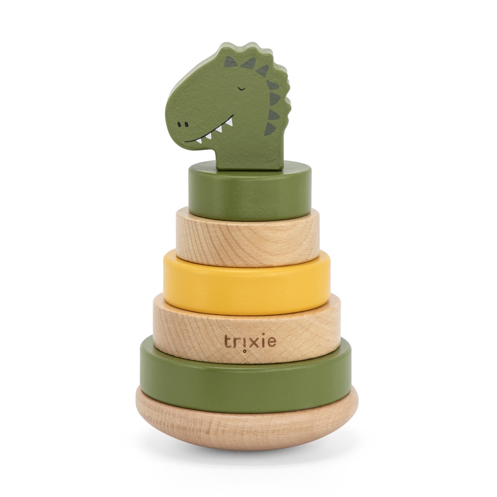 Trixie | Stapelpyramide Mr. Dino Playtime Stacking toy groen 