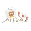 DOKTERSSET, Mr. Lion Playtime, multikleur, leeuw, hout, +activities, dokterstas met 7 accessoires