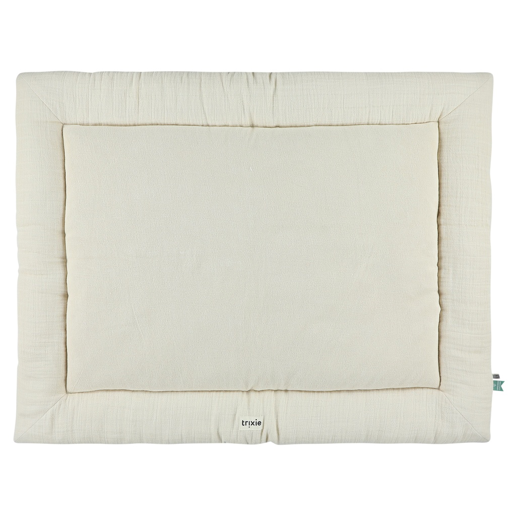 PARKLEGGER, 75x95cm, Bliss beige, ecru, uni/uni, tetra/tetra, bio katoen, kadermodel, (006), 2023-2024