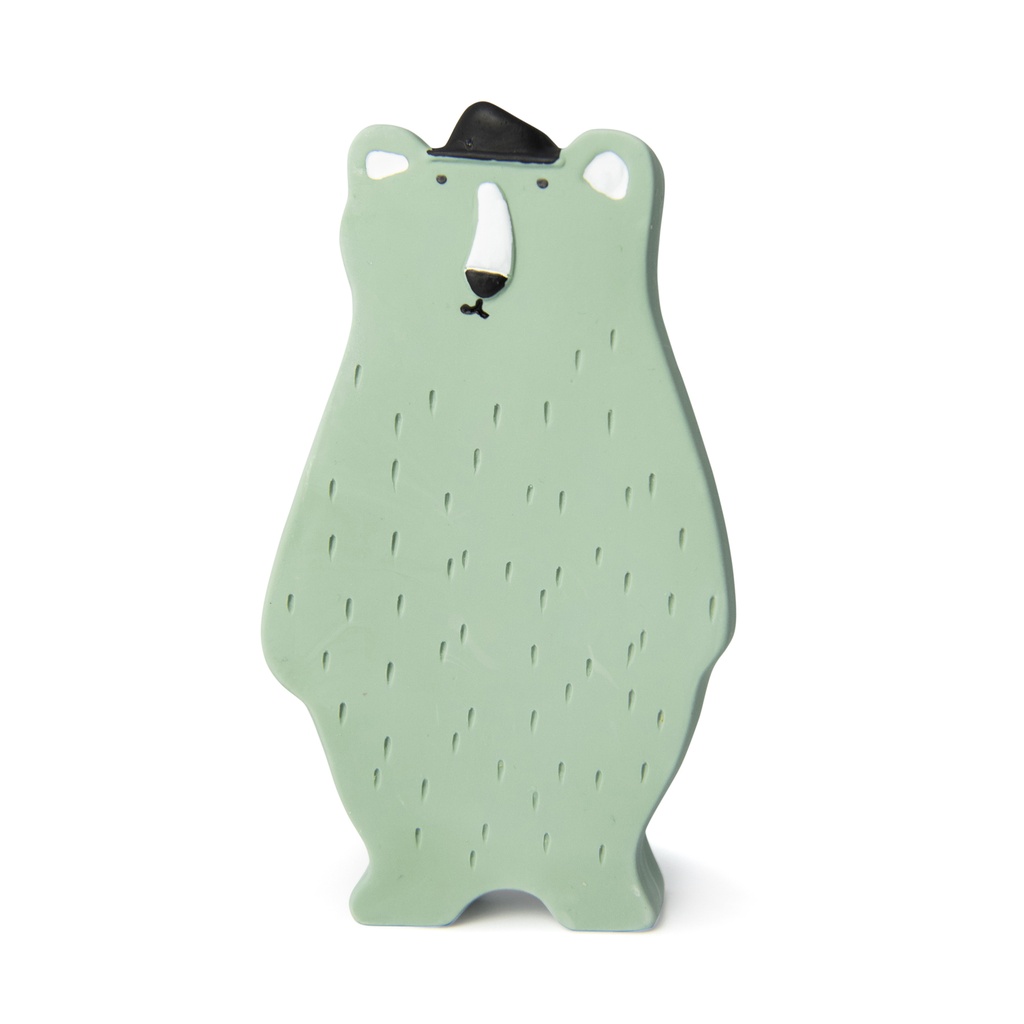 Trixie | Bijtring Mr. Polar Bear Playtime Natural rubber toy groen 