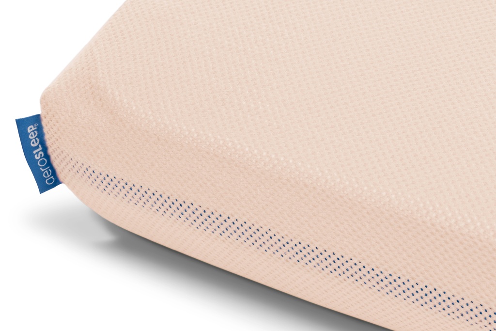 HOESLAKEN, Sleep Safe, 60x120cm, peach, roze, vr babybed 60x120, uni, Fitted Sheet, polyester, 1 stuk(s)